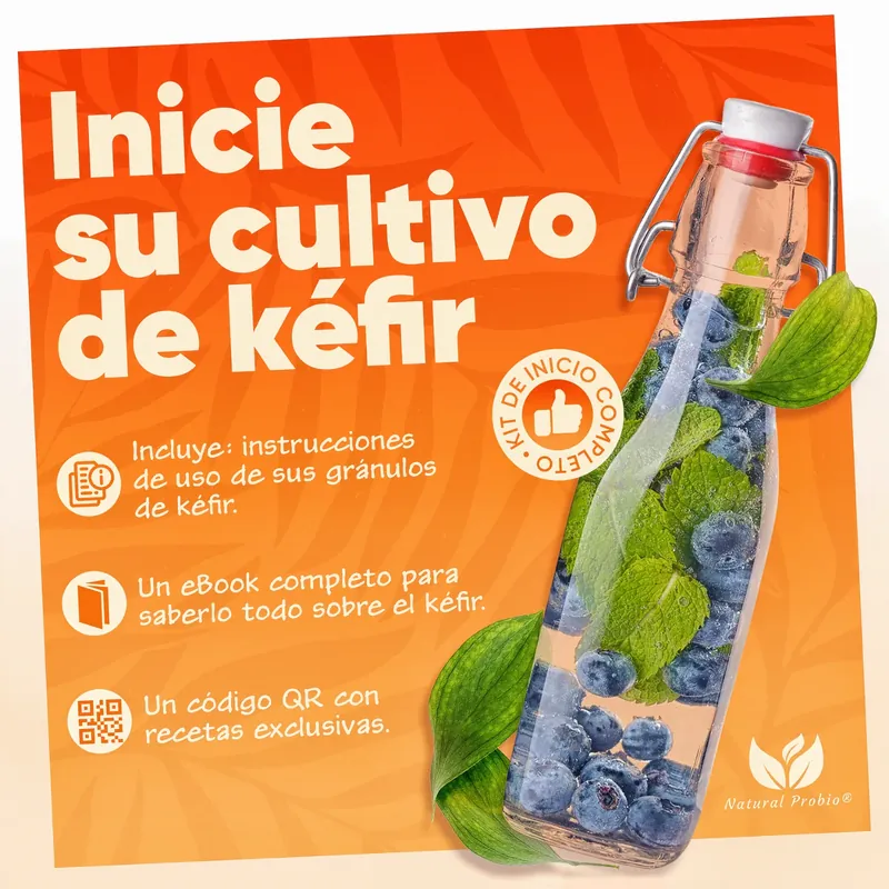 Kit de inicio con instrucciones, ebook y recetas