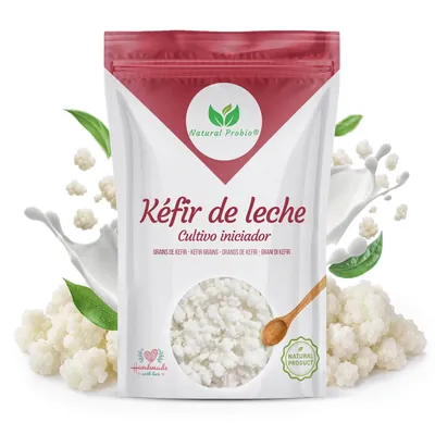 Sobre de nódulos de kéfir de leche vivos Natural Probio